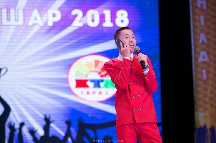 Облыстық "Көңілді тапқырлар алаңы" ойынының вице Чемпиондары Шоқан Уәлиханов атындағы орта мектебінің оқушылары "Күлсей Қаратау" КТА командасы 