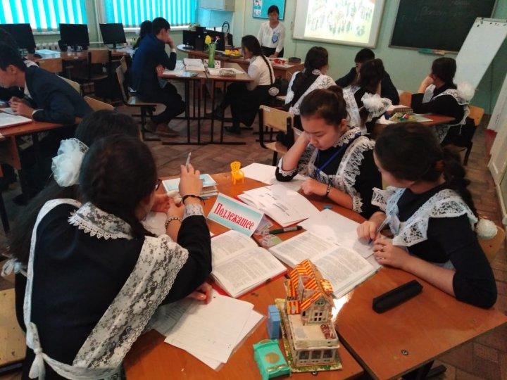 Ш.Уәлиханов атындағы орта мектебінде Қоғамдық -гуманитарлық пәндер бірлестігінің онкүндігі 