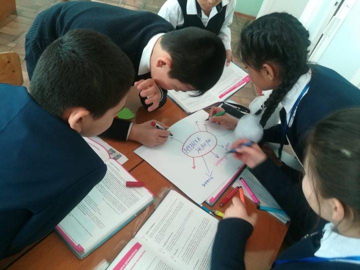 Ш.Уәлиханов атындағы орта мектебінде Қоғамдық -гуманитарлық пәндер бірлестігінің онкүндігі 