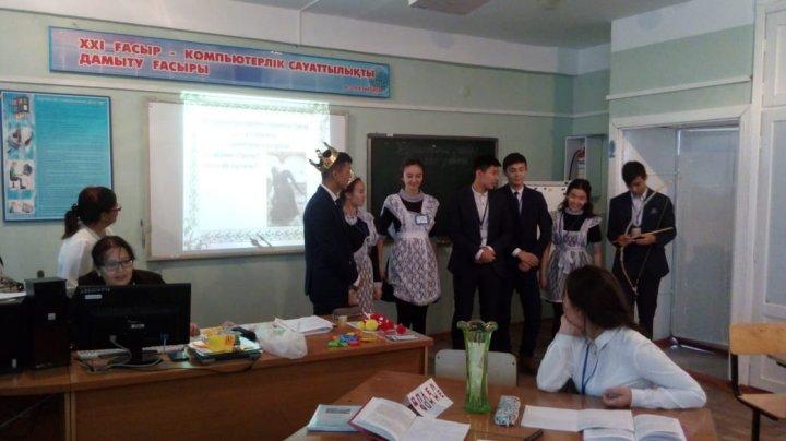 Ш.Уәлиханов атындағы орта мектебінде Қоғамдық -гуманитарлық пәндер бірлестігінің онкүндігі 